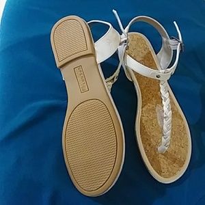 Sperry Shoes - SPERRY TOPSLIDER WHITE/SILVER GIRLS SANDALS Sperry Shoes - SPERRY TOPSLIDER WHITE/SILVER GIRLS SANDALS